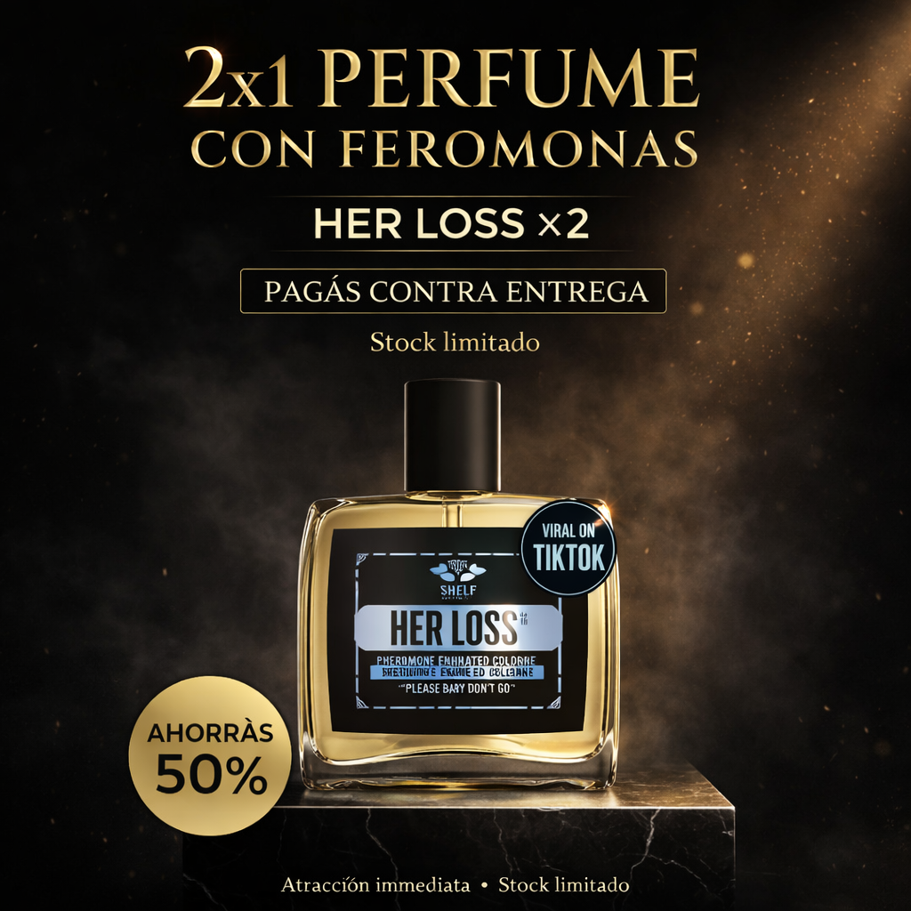 2X1 - Her Loss™ - Perfume potenciado con Feromonas de Alto Impacto