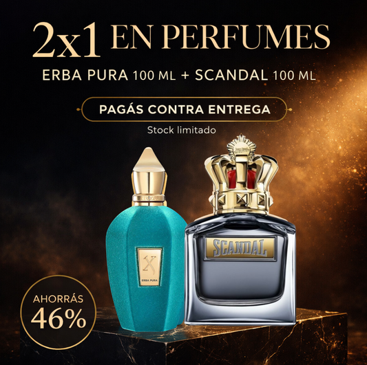 2x1 Erba Pura y Scandal (100ML) - Compra y paga en casa - OFERTA LIMITADA