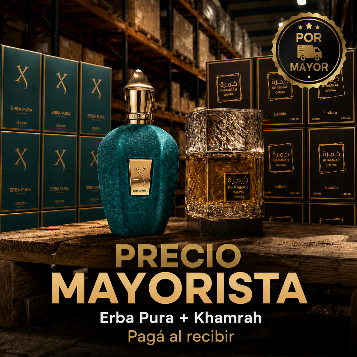 2x1 Erba Pura y Lattafa Khamrah (100ML) - Compra y paga en casa - OFERTA LIMITADA