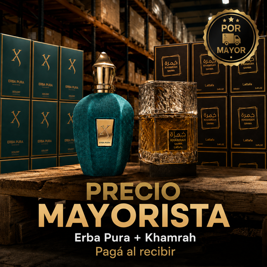 2x1 Erba Pura y Lattafa Khamrah (100ML) - Compra y paga en casa - OFERTA LIMITADA
