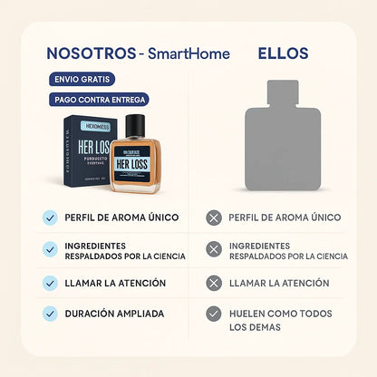 2X1 - Her Loss™ - Perfume potenciado con Feromonas de Alto Impacto